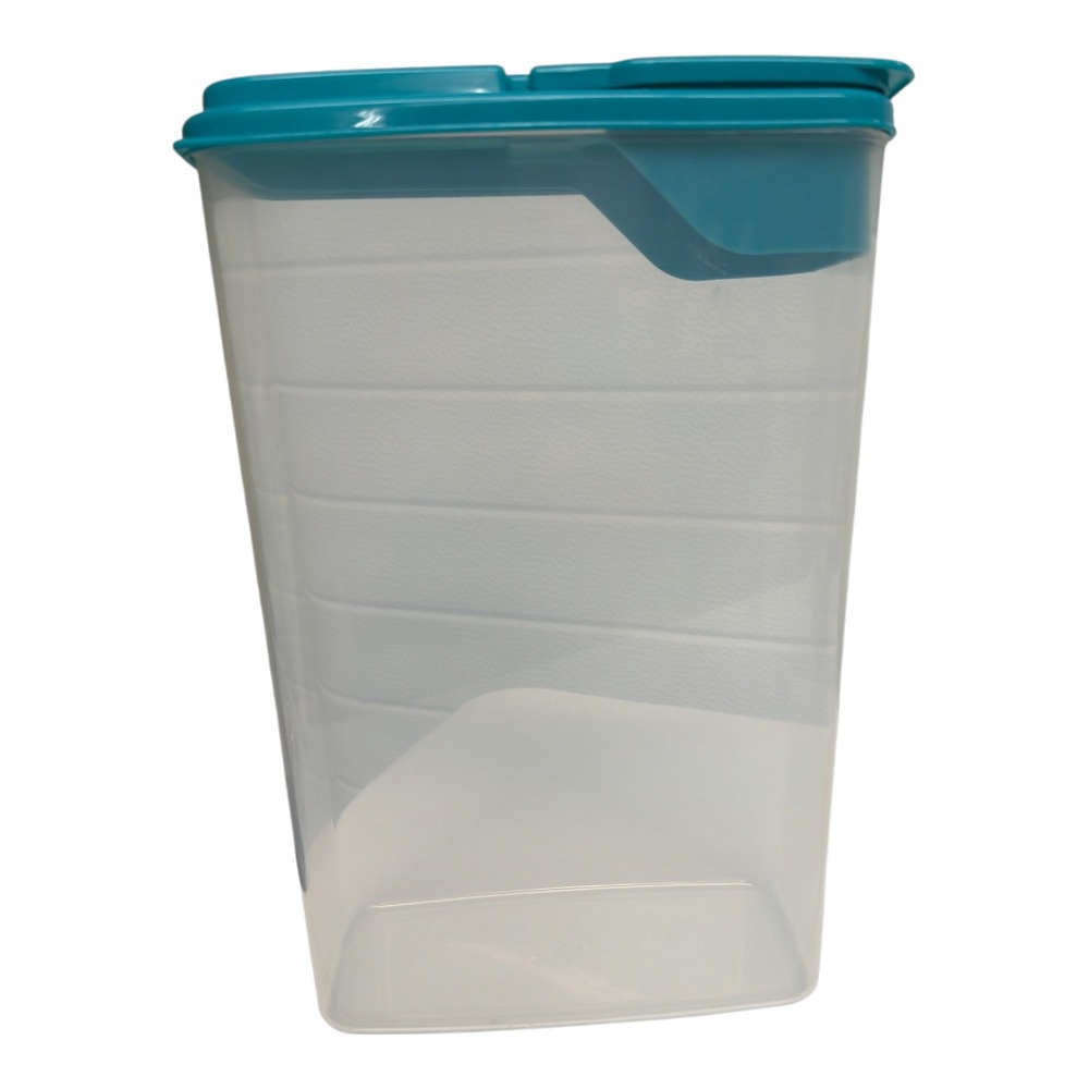 Buddeez Storage Canister USA 7"W x 3.5"L x 11.5"H Flip Lid EUC